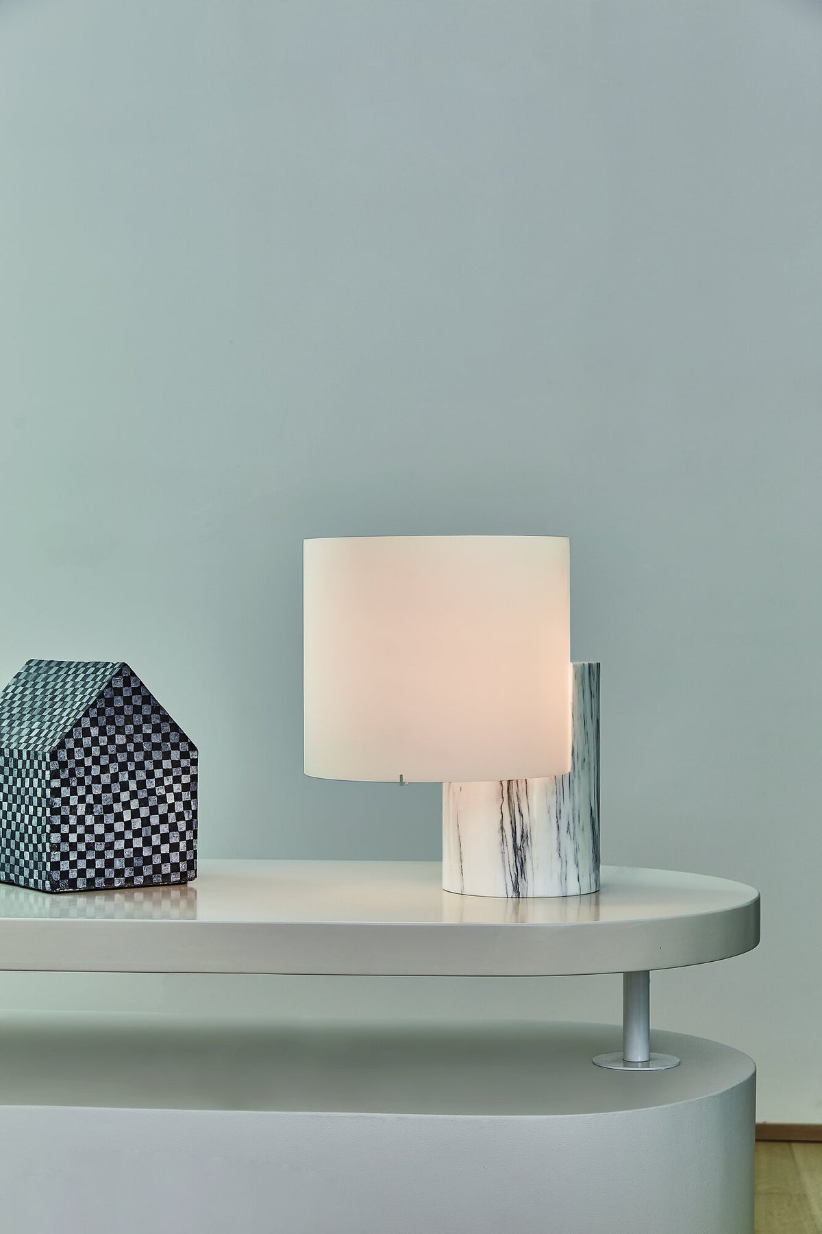 Additional view of Replacement glass shade for Lea lamp
