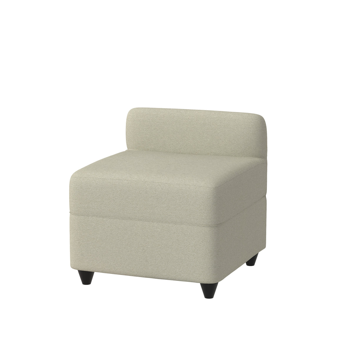 Angolo Pouf with backrest