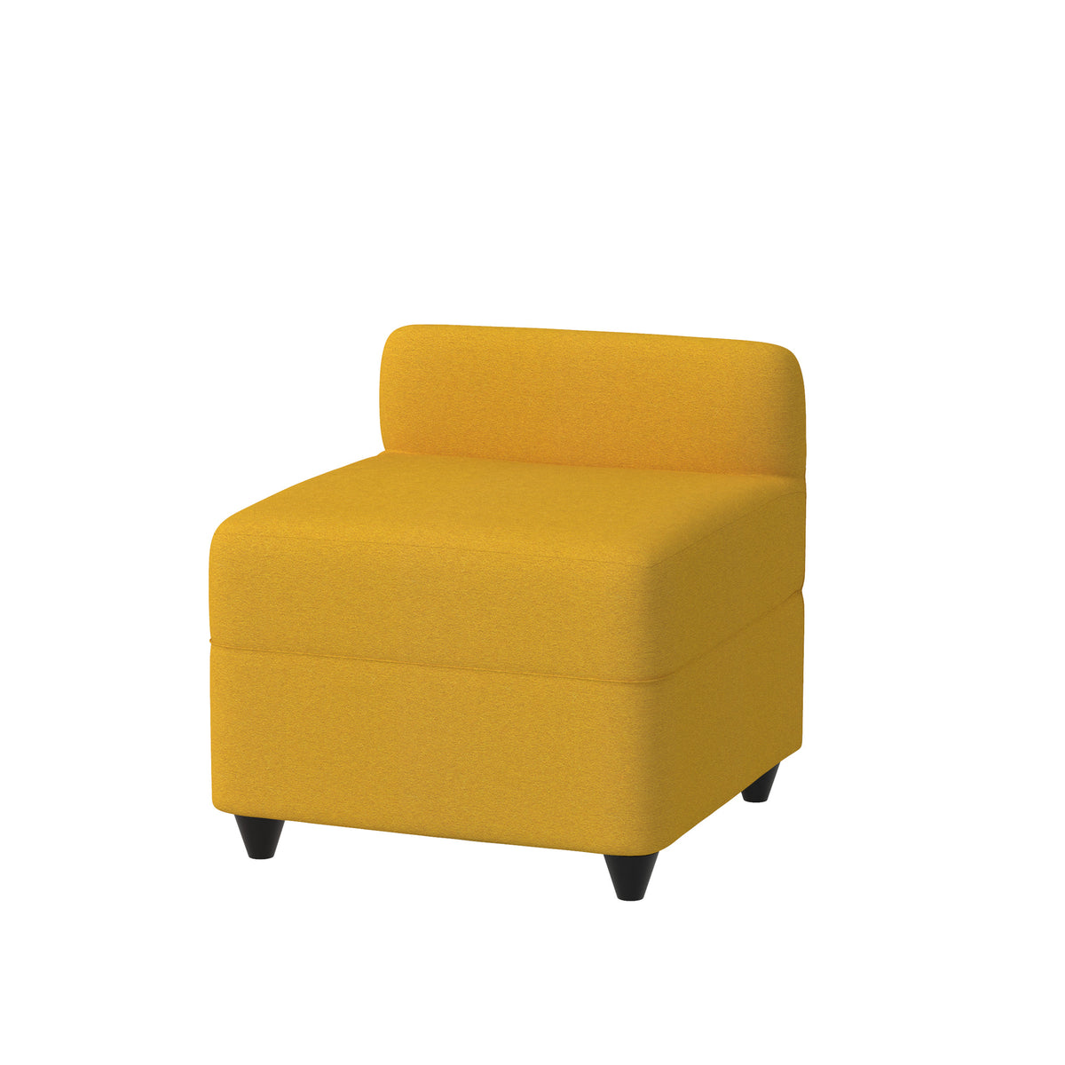 Angolo Pouf with backrest