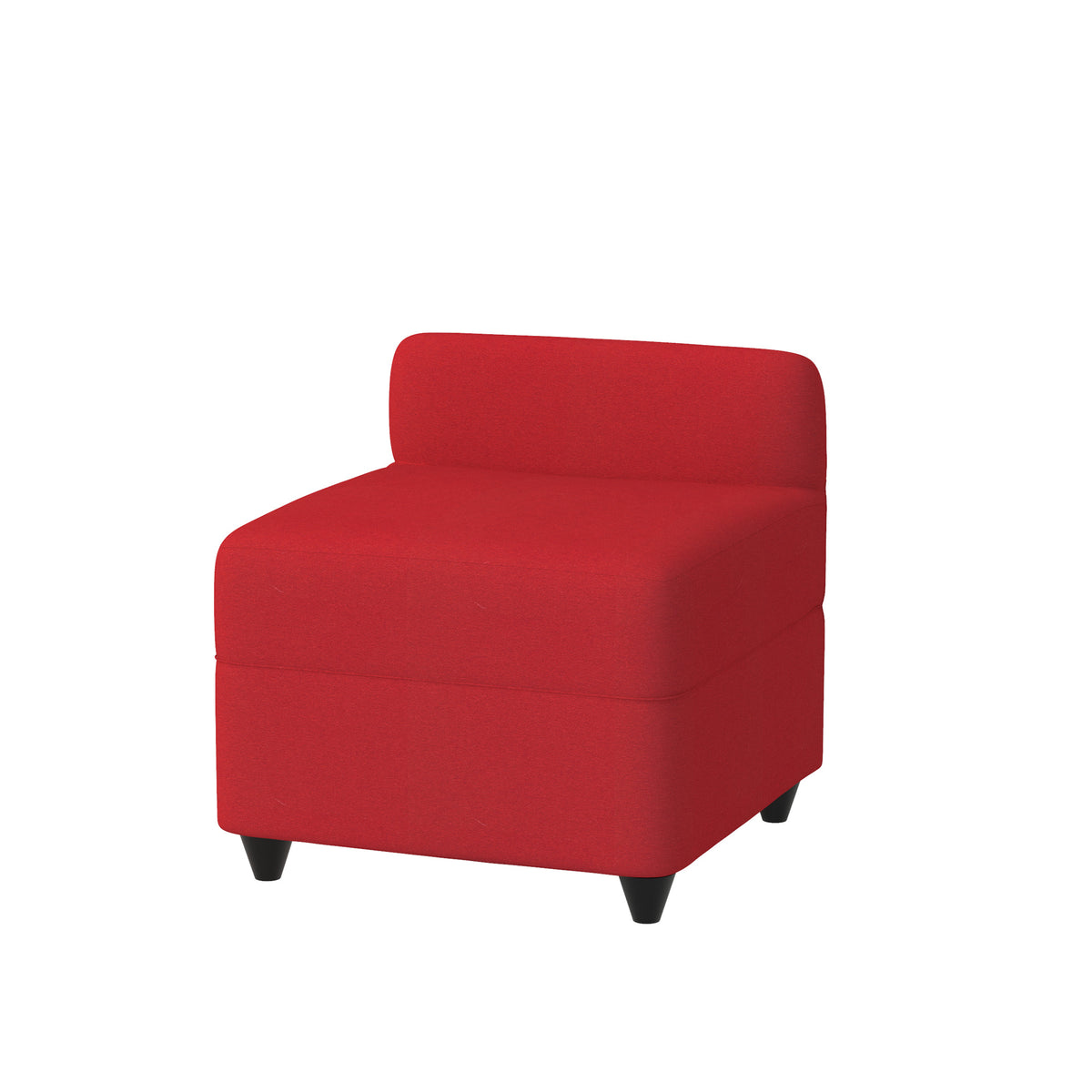 Angolo Pouf with backrest