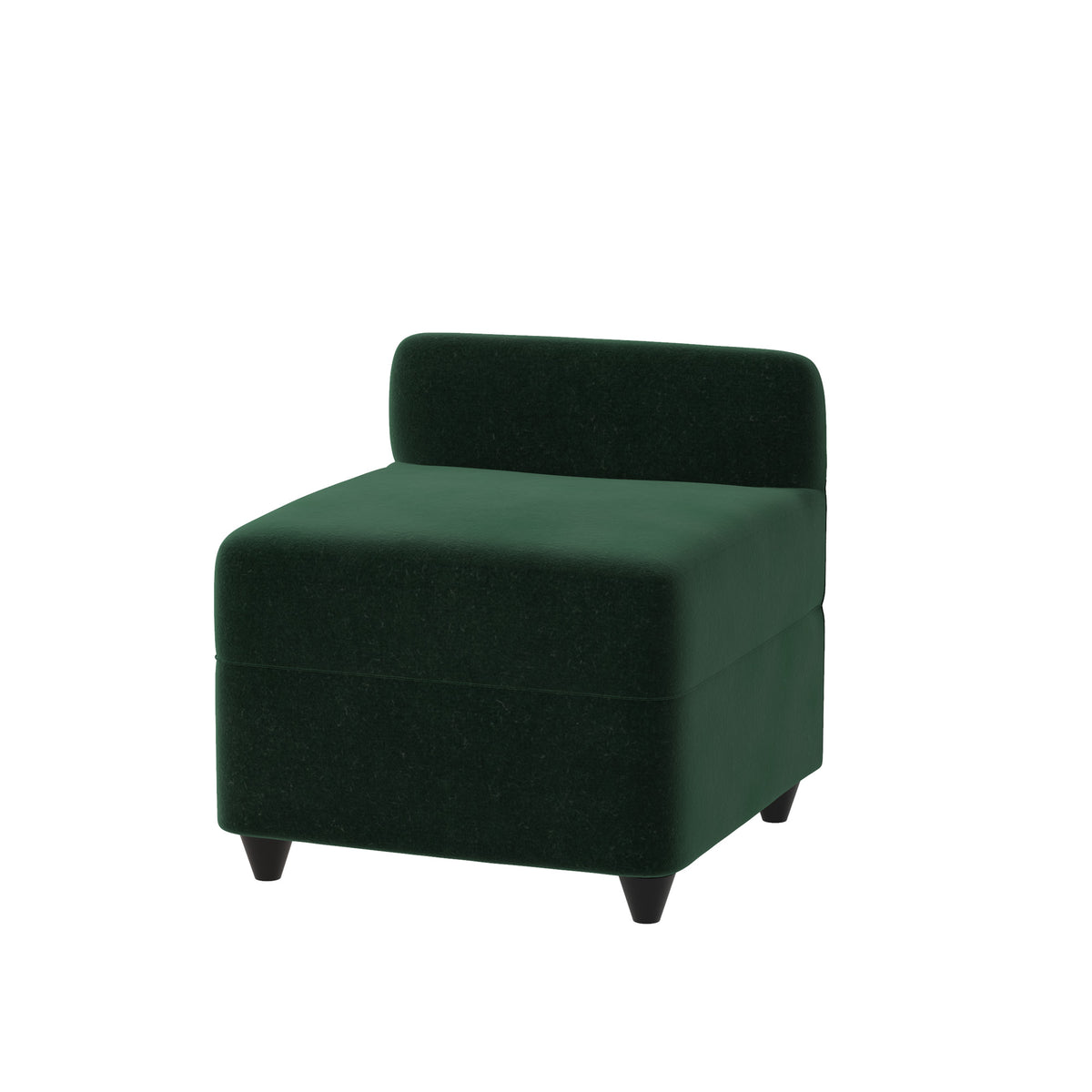 Angolo Pouf with backrest