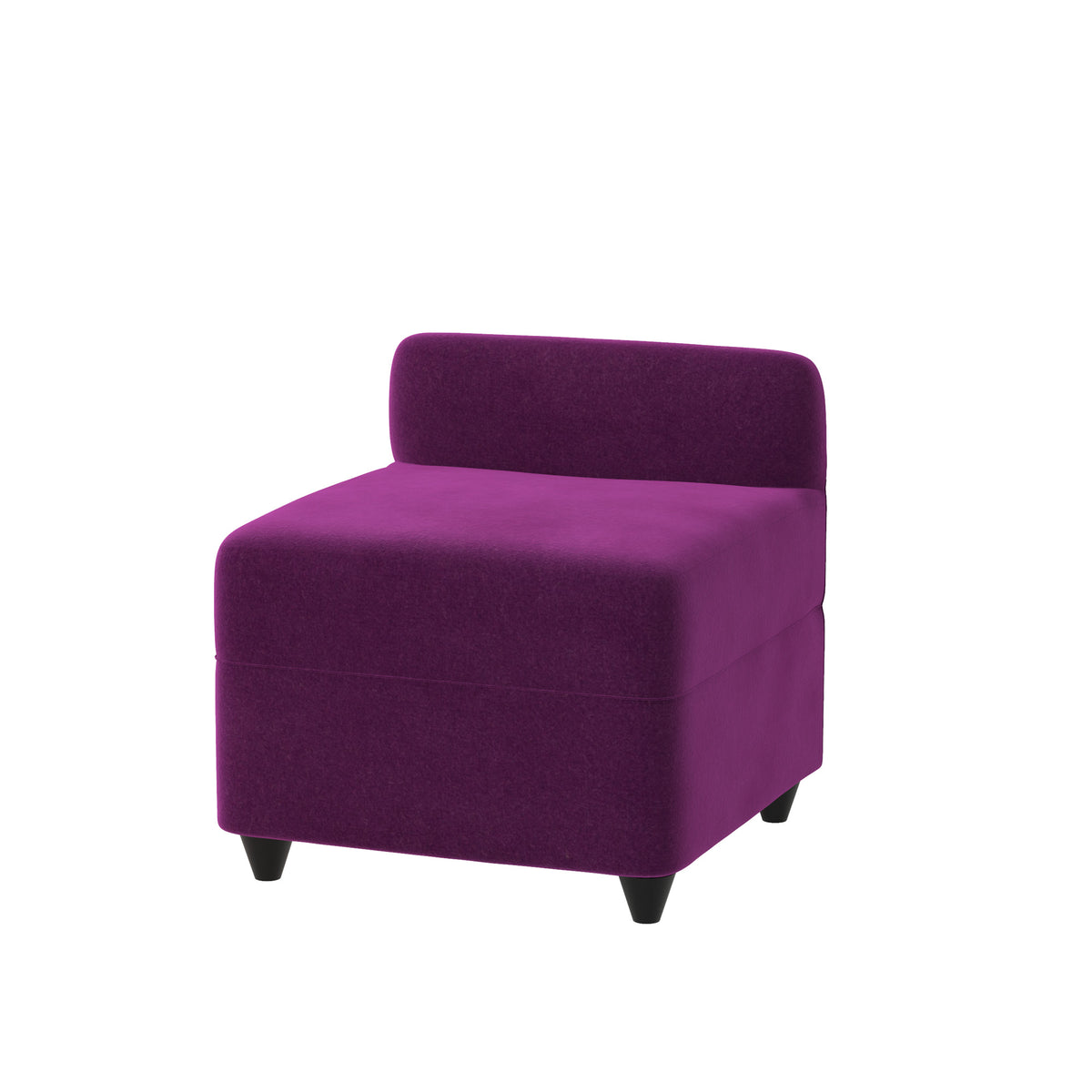 Angolo Pouf with backrest