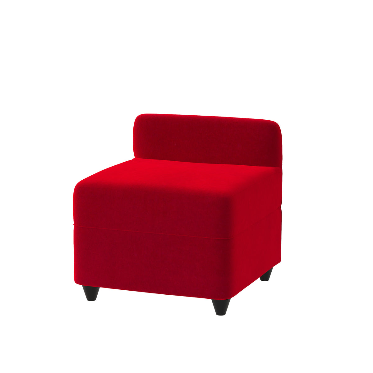 Angolo Pouf with backrest