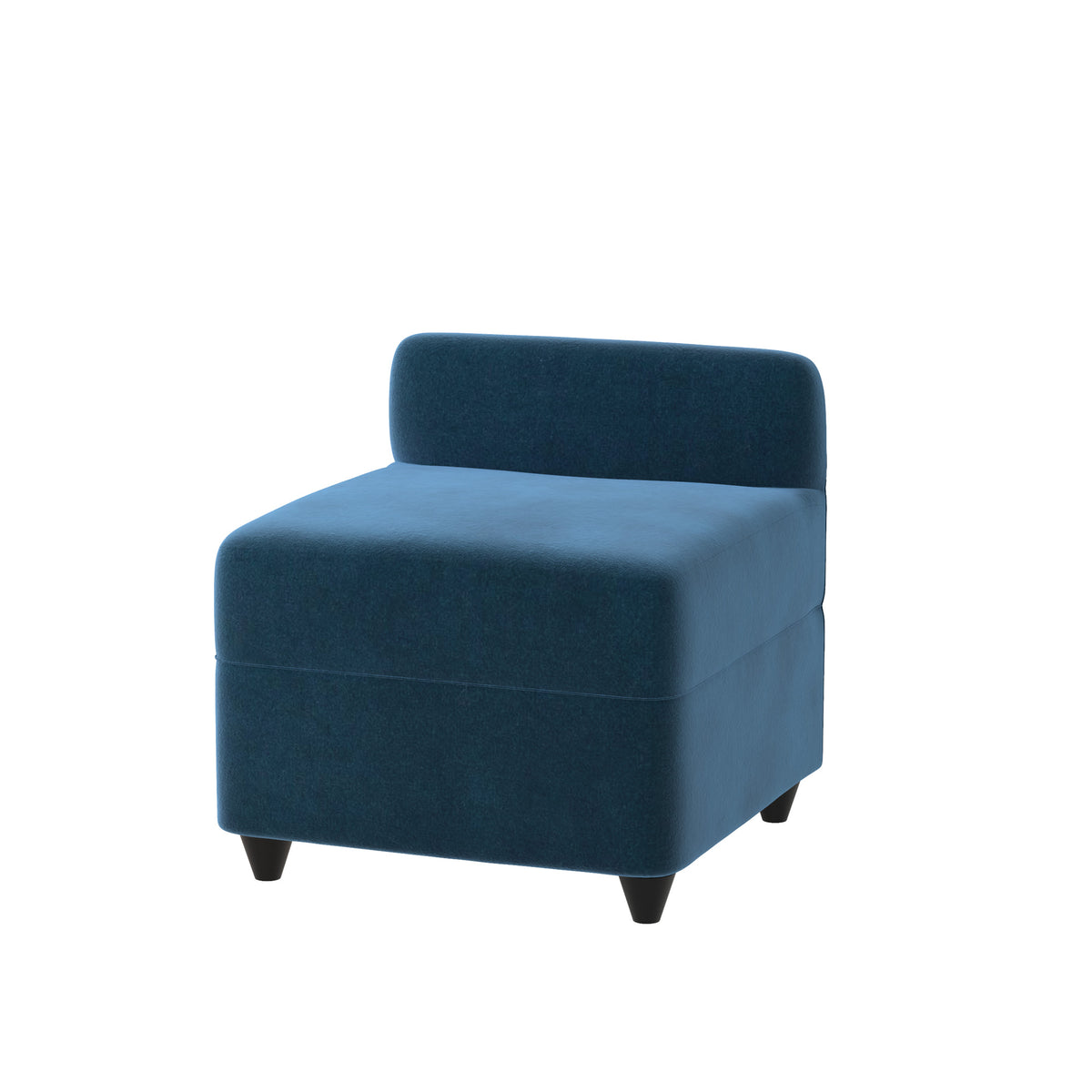 Angolo Pouf with backrest