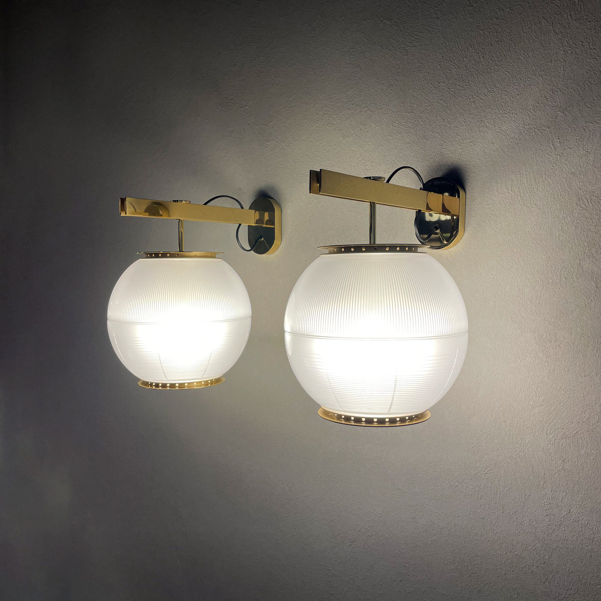 Replacement glass shade for Doppio Vetro lamp