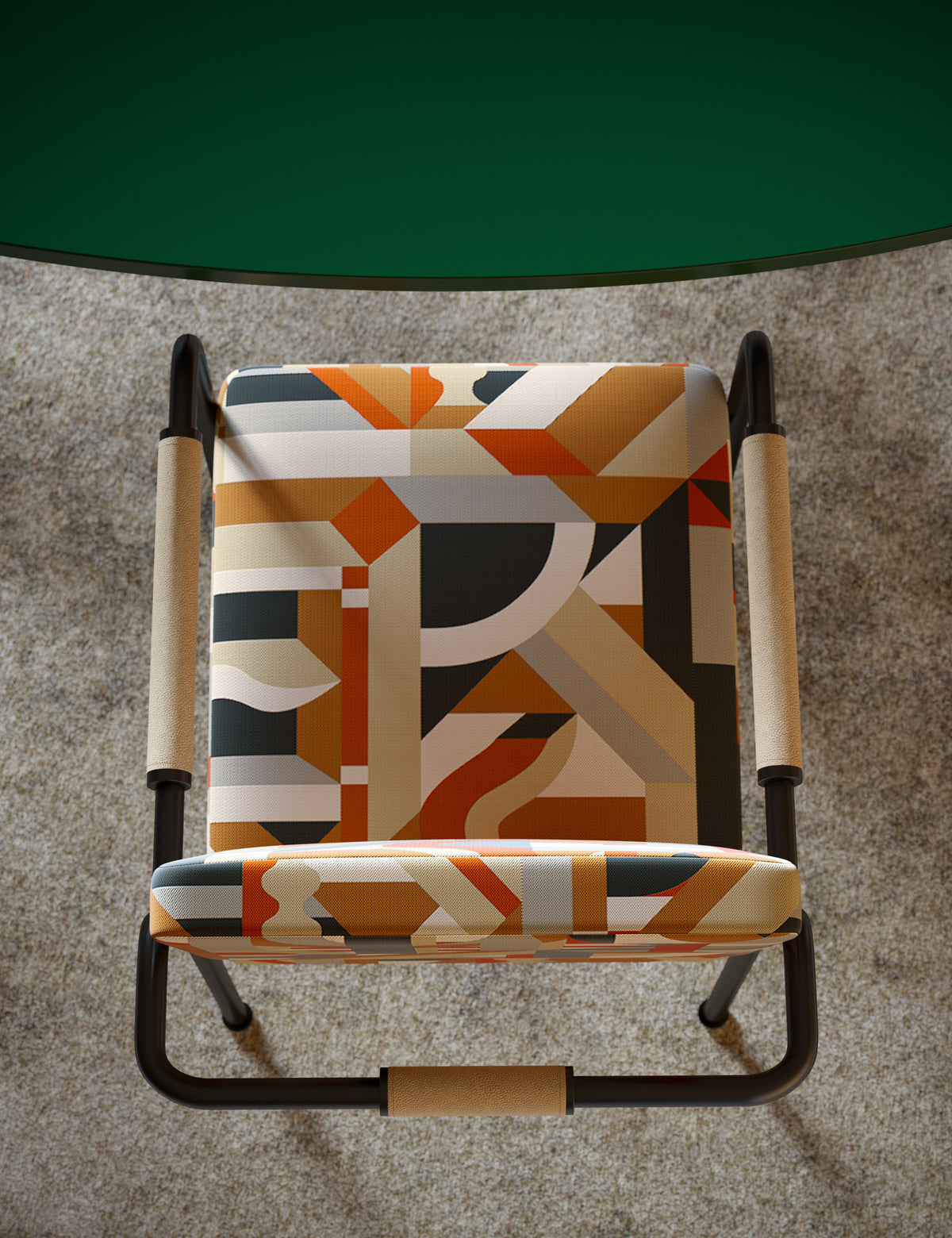 Monforte chair with armrests